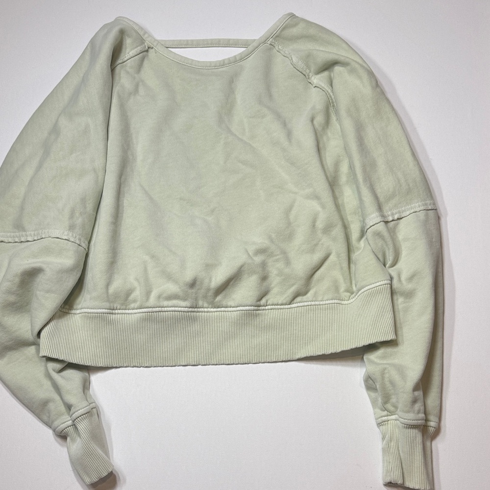 American Eagle Outfitters Light Sage Green Sweatshirt